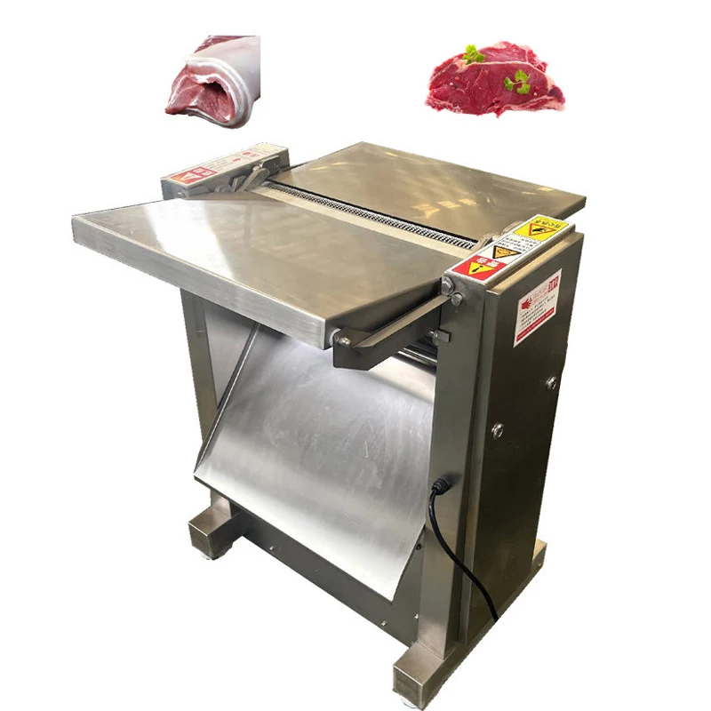 

High Speed Beef Lamb Pork Skin Oil Removal Machine Squid Cuttlefish Skin Peeling Machine