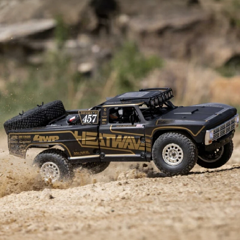 Nieuwe LOSI RC modelauto, kleine Baja Rey Raptor 1/10 vierwielaandrijving RTR afstandsbediening elektrische woestijn korte vrachtwagen