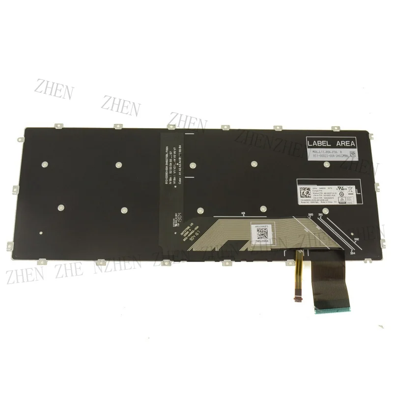 S 046MX5 FOR DELL Inspiron 13 7386 15 7586 Laptop Backlit Keyboard