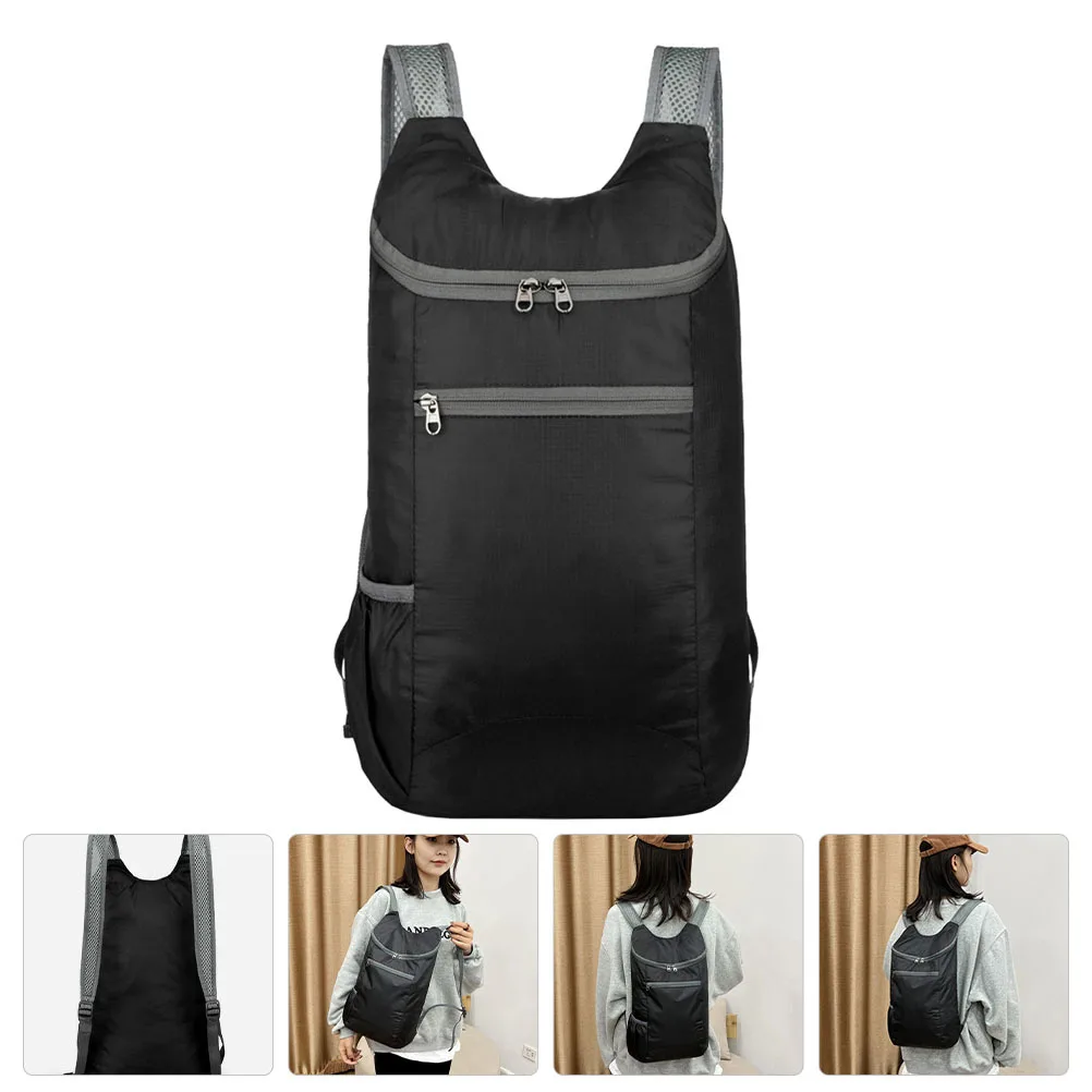 

1pc Waterproof Backpack Large Capacity Lightweight Foldable Outdoor Sports Hiking Camping Travel Backpack For Men Women