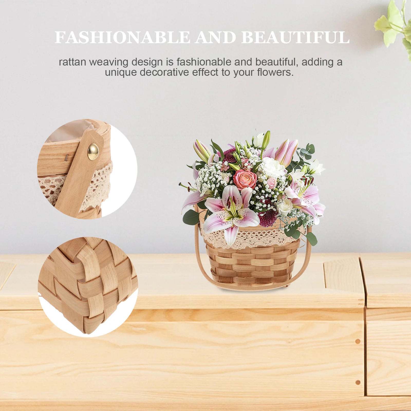 

woven basket woven flower basket gift basket hand woven basket hand woven storage basket flower hand woven basket