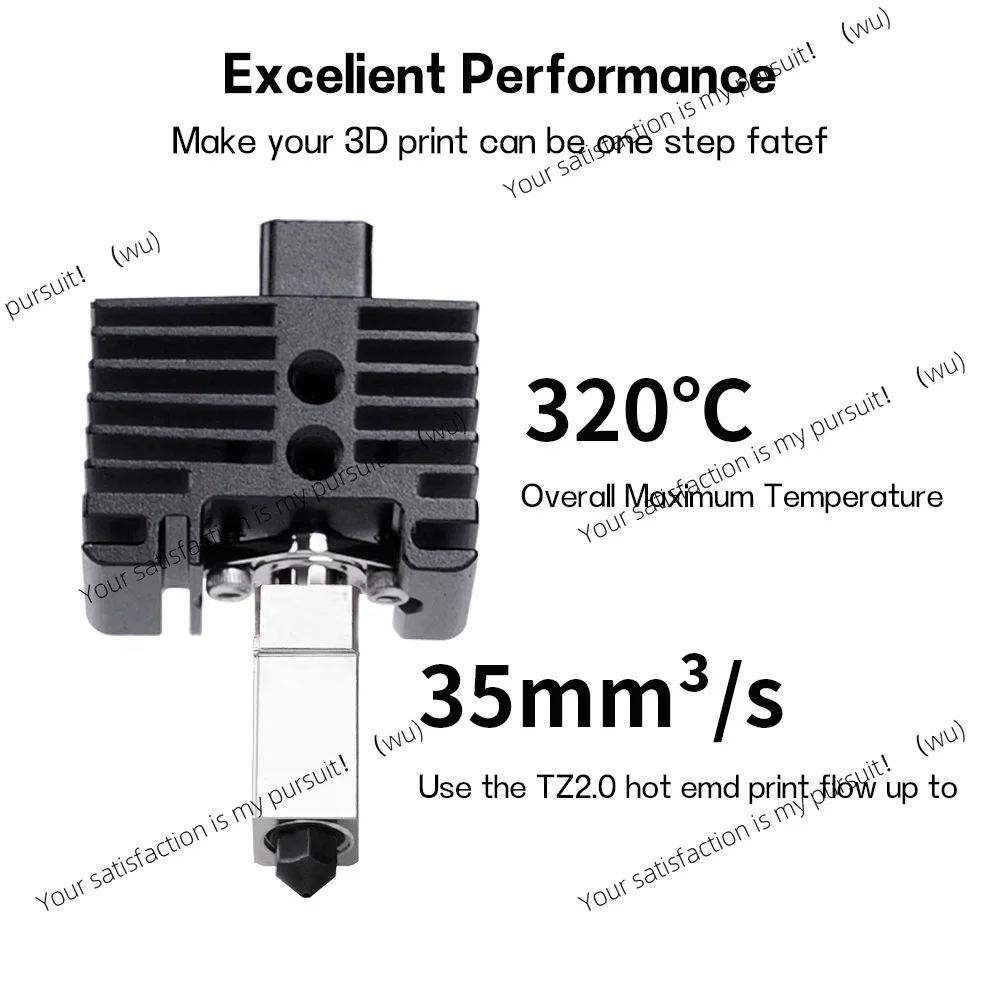 For Bambu Lab X1 X1C P1P P1S Hot End Kit with Fan Upgrade 2.0 with Nozzle for Bambu Lab X1 Carbon Fiber Edition
