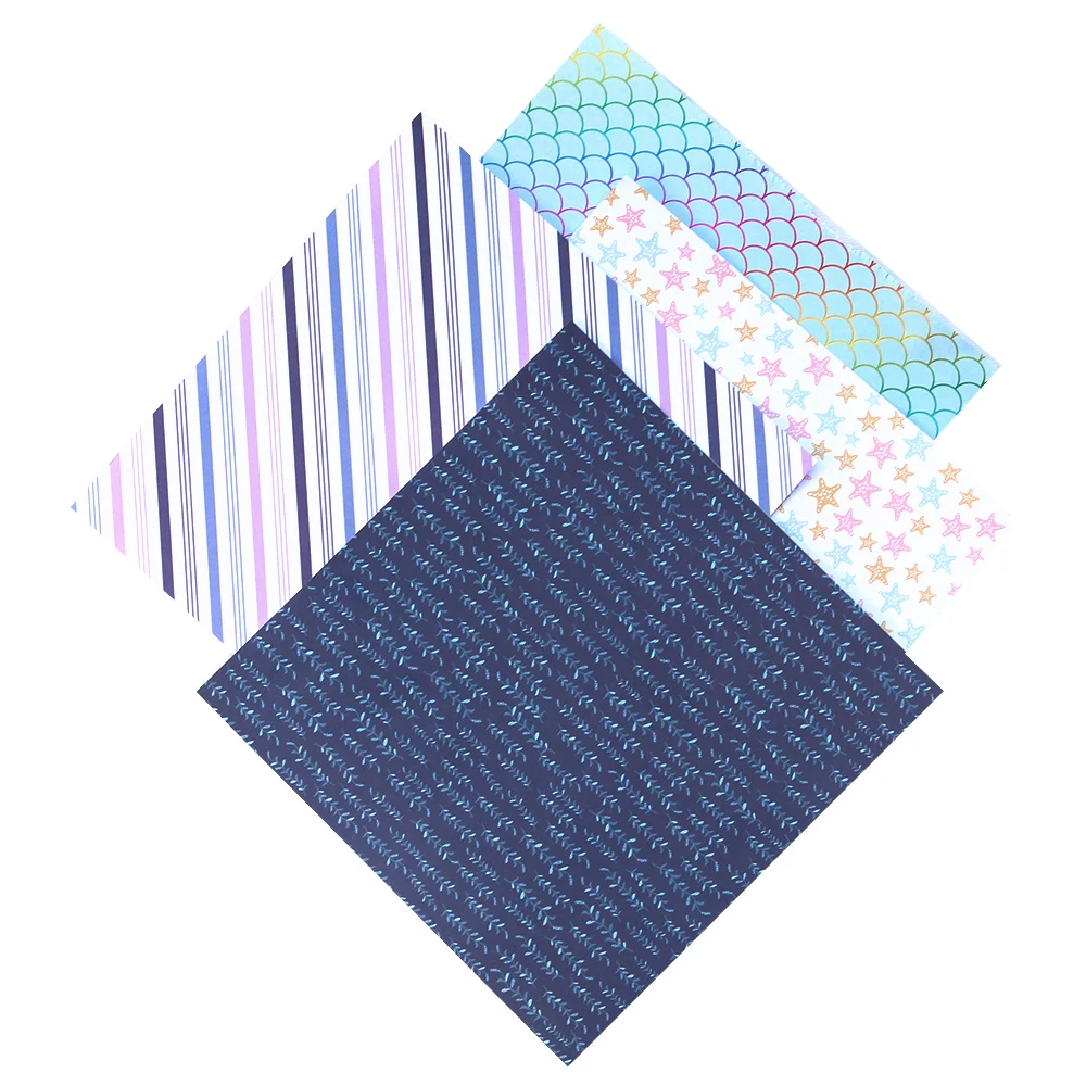 Creative Path Ozean Meer 6x6 Zoll Scrapbooking-Hintergrundpapier Wellen-Meerjungfrauen-Fisch-Muster Journaling-Dekorationspapier für Origami – Detail 8