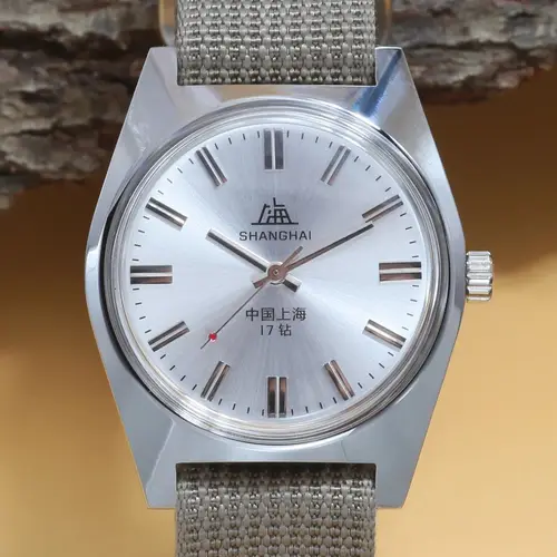 Imagen 2 del producto Reloj mecánico para hombre Shanghai 7120: estilo empresarial retro de cuerda manual de 36 mm, reloj chino clásico