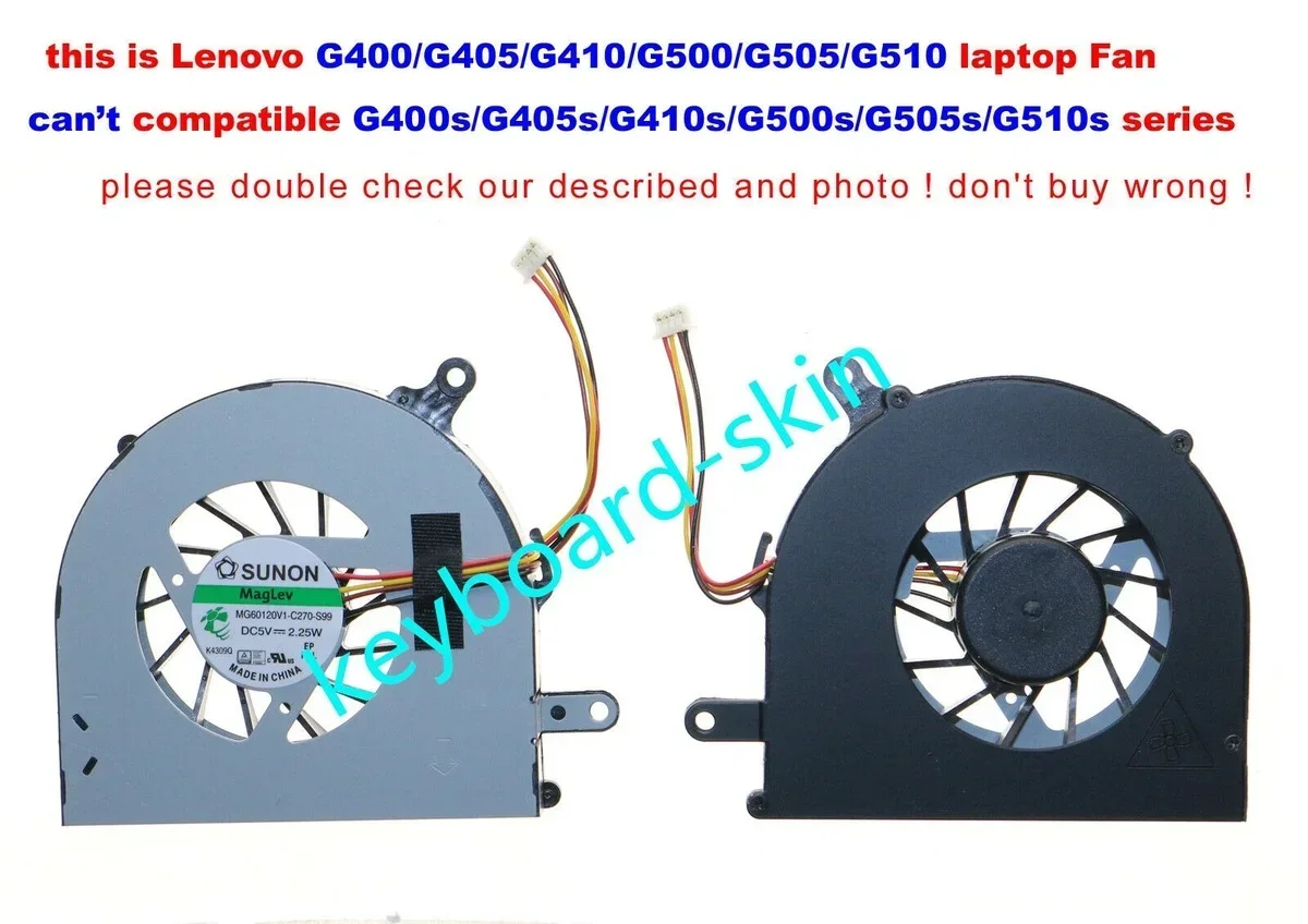 New for Lenovo G400 G400A G405 G500 G505 G500A G490 G410 G510 series laptop CPU Cooling Fan