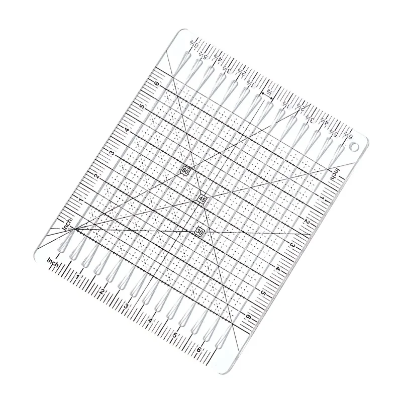 Dual Scale Quilting Ruler 6