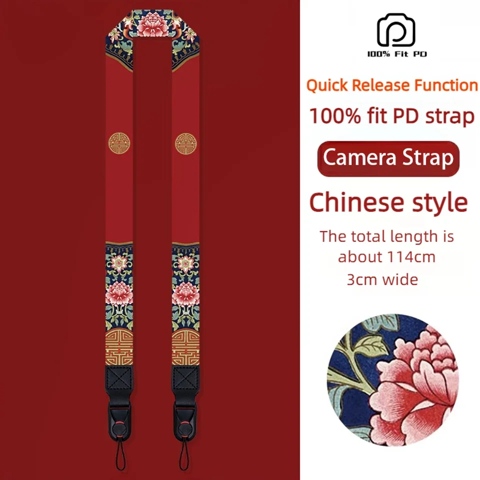 Quick Release Camera Wrist Strap Shoulder For Canon Nikon Sony A6700 Fuji Panasonic Olympus DSLR Girl Cute Cartoon Accessories