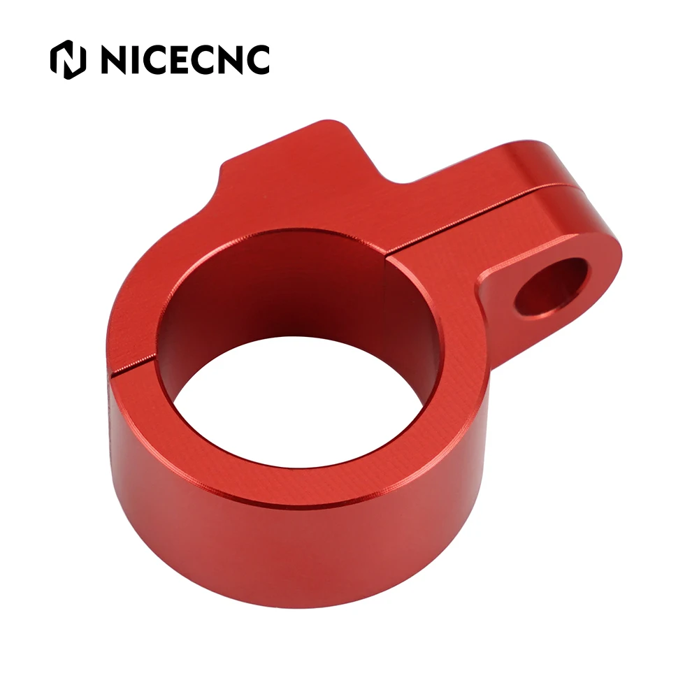 NICECNC For Honda CRF250R 2010-2022 CRF450L CRF250RX 450RWE 450X 2019-2022 Front Brake Line Hose Cable Clamp Holder Aluminum