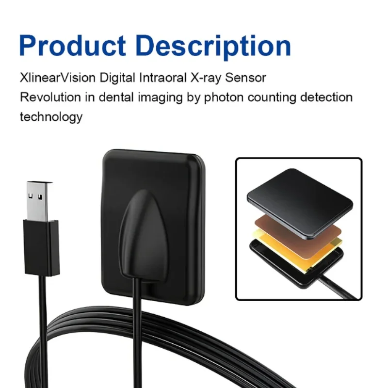 USB Data Cable, Imaging System RVG Sensor with Multilingual Software