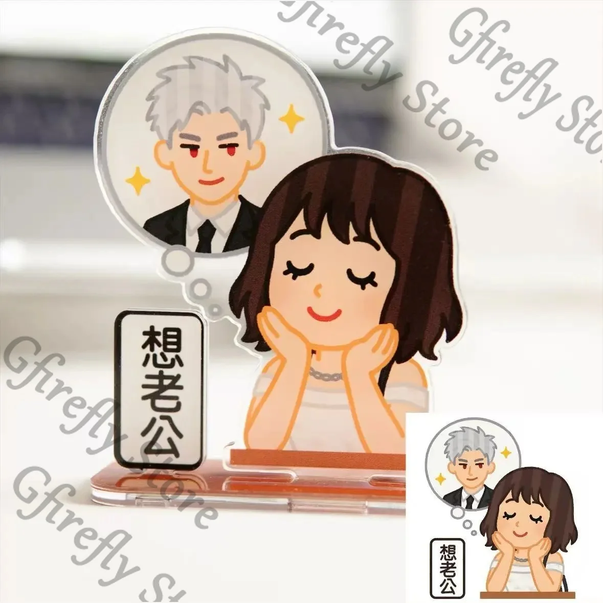 

Love and Deepspace Zayne Sylus Acrylic Standing Plate Badge Emblem Display Kawaii Anime Collection Adorable Cosplay Ornaments