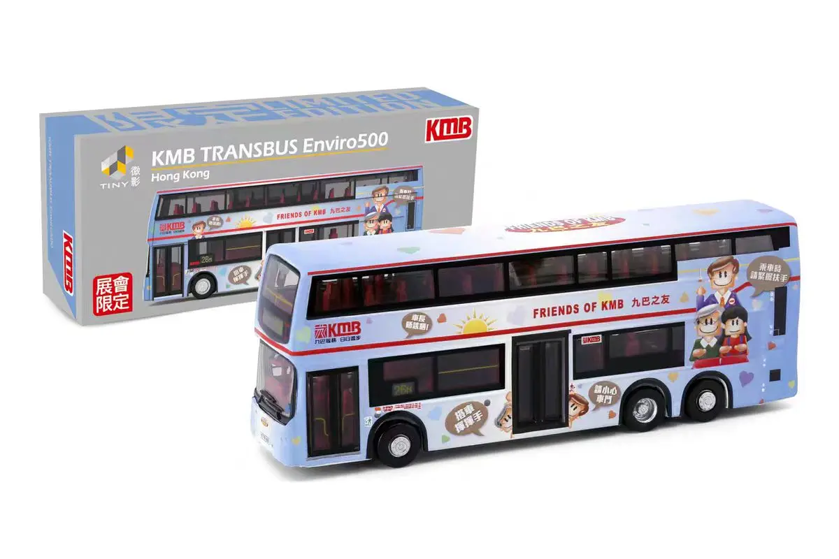 TINY KMB TRANSBUS Enviro500 Diecast Model Bus hong kong Collection Limited Edition Hobby Toys