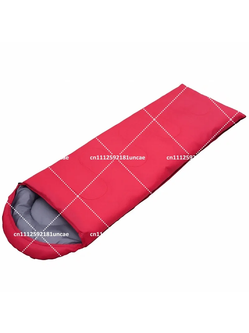 

Thick Warm Hooded Camping Blanket Portable Sleeping Bag for Adults Outdoor Travel Home Use