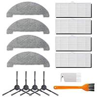 14Pcs Side Brushes Mop Cloths Hepa Filter Accessories Parts For VIOMI S9 Robot Vacuum Cleaner