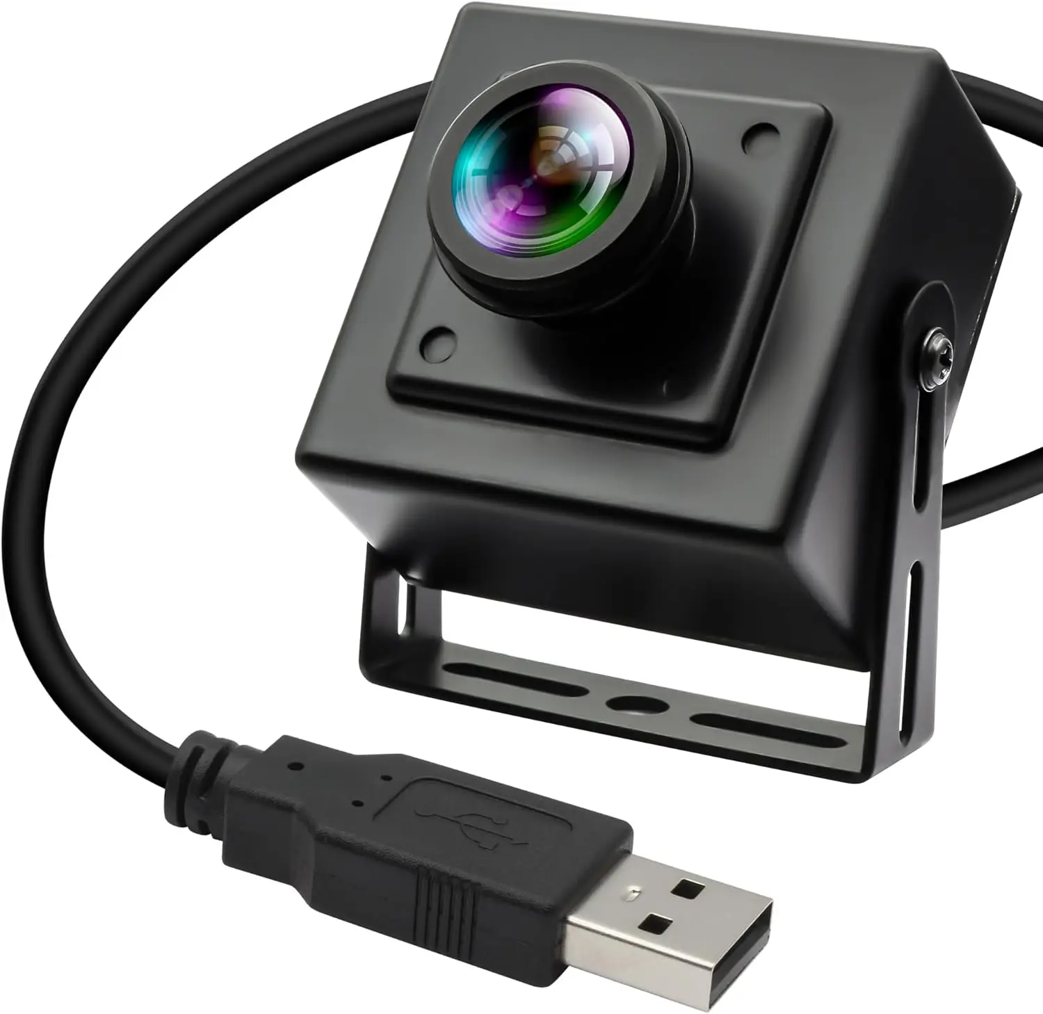 ELP 1080P 120FPS High Speed USB Webcam 12MP IMX577 Wide Angle Camera with 200degree Fisheye Lens 4K 30FPS Mini Industrial Camera