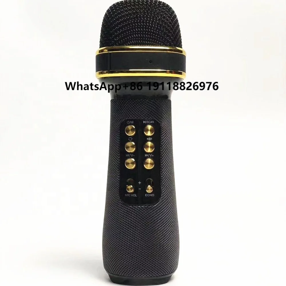 

WSTER WS898 Support USB TF CARD FM Portable Radio With Disco Light Wireless Usb Condenser Karaoke Microphone Speaker