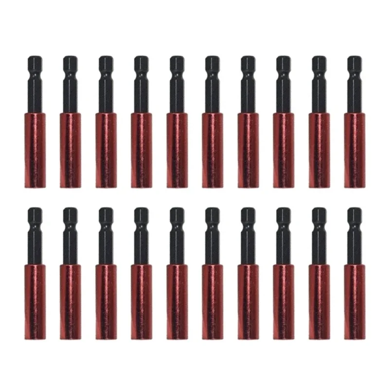 10/20Pcs 1/4in Shanks 60mm Screwdriver Extension Bit Tip Holder