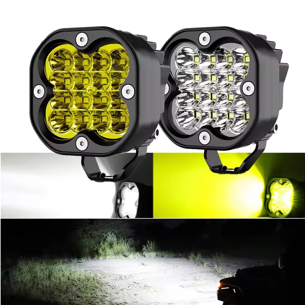 3 Inch Led Work Light Bar 12V Spotlights 4x4 Offroad Accessories LED Headlights Fog Lamp For Motorcycle Jeep Truck ATV
