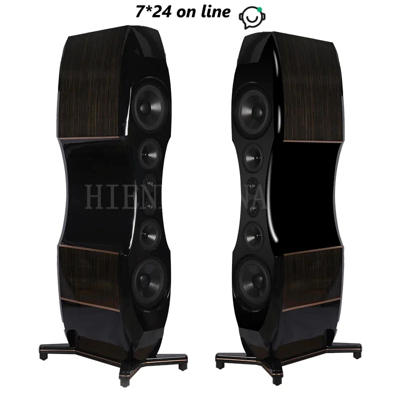 SBH-08 S-BACH C1 ثلاثة تقسيم التردد ست وحدات HIFI مكبر الصوت الرئيسي المتكلم المسرح المنزلي الصوت 28 الأساسية تويت 500 واط/4 أوم