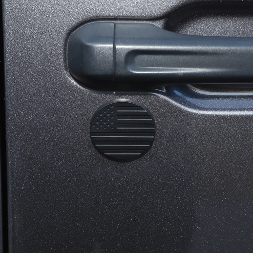 Afbeelding 6: Deurslot Sleutelgat Sleutel Socket Decoratie Cover Stickers voor Jeep Wrangler JK JL 2007-2021 2022 2023 2024 Auto exterieur Accessoires