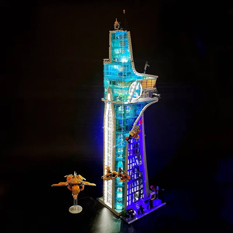 IN VOORRAAD 5201 Stuks 76269 Super Hero Thema Toren Bouwstenen Assemblage Model Speelgoed Voor Kinderen Volwassenen Verjaardag Kerstcadeaus