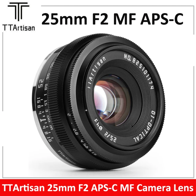 TTartisan 25mm F2 APS-C Mirrorless Camera Lens for Canon EF-M Canon RF  Nikon Z Sony E Fujifilm XF Panasonic Olympus M43 L-Mount - AliExpress