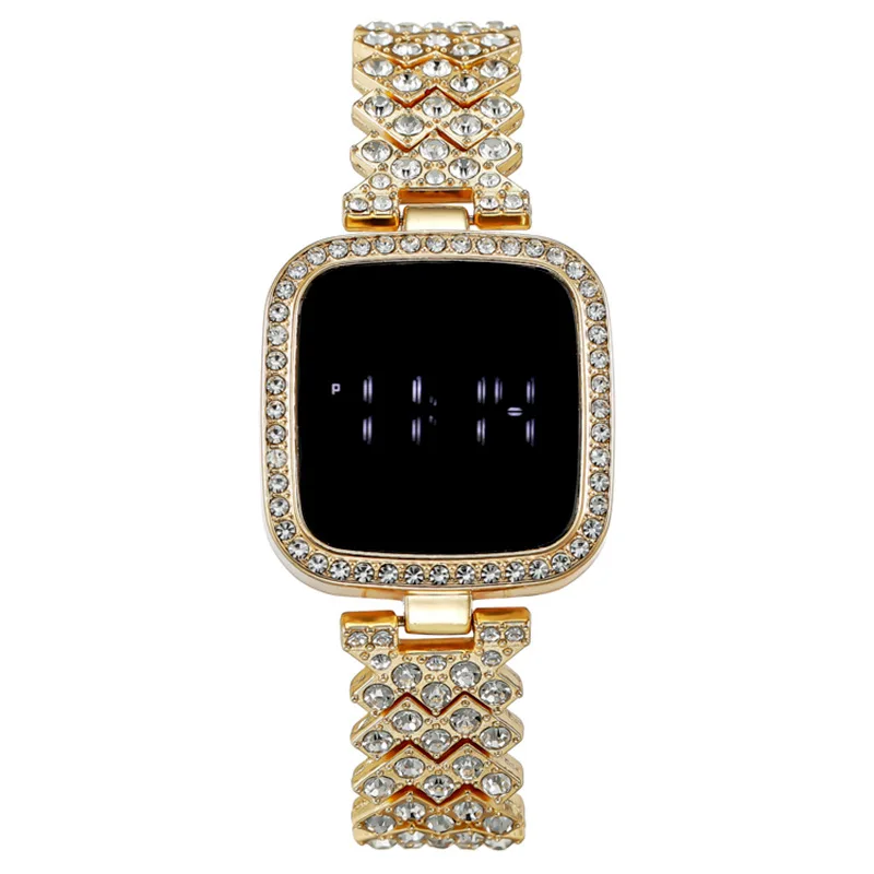 Stylish Digital Wristwatch for Women - Elegant Relogios with Multiple Functions