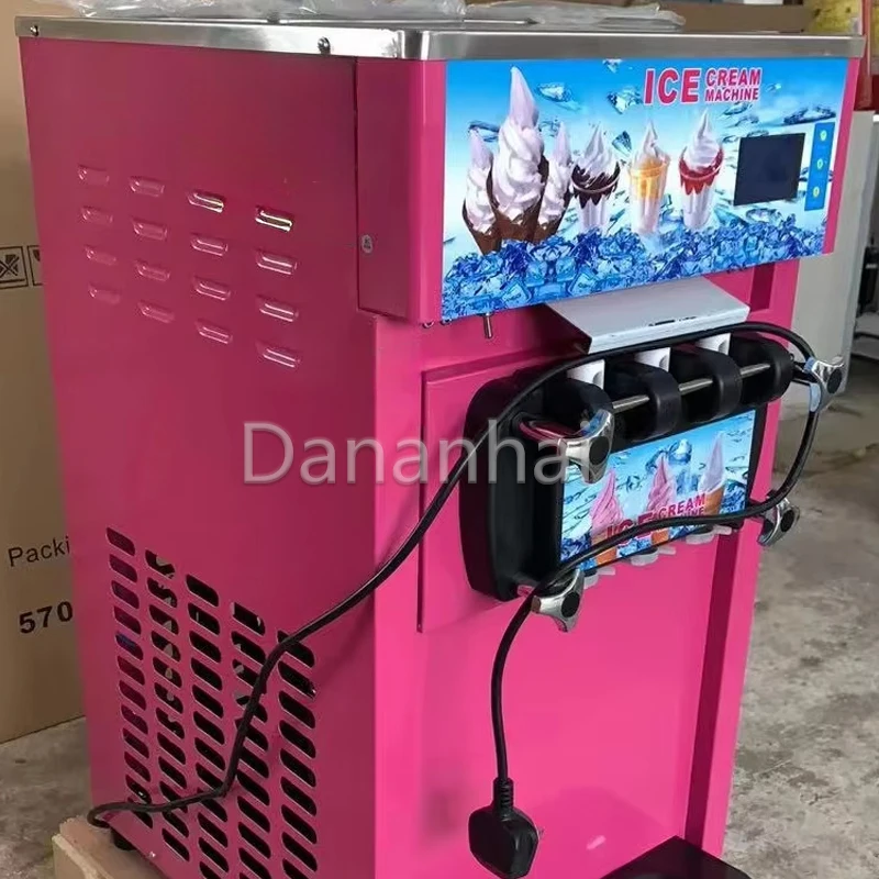

Модная мини-машина для мороженого и замороженного йогурта для дома, профессиональная электрическая итальянская машина для приготовления мороженого