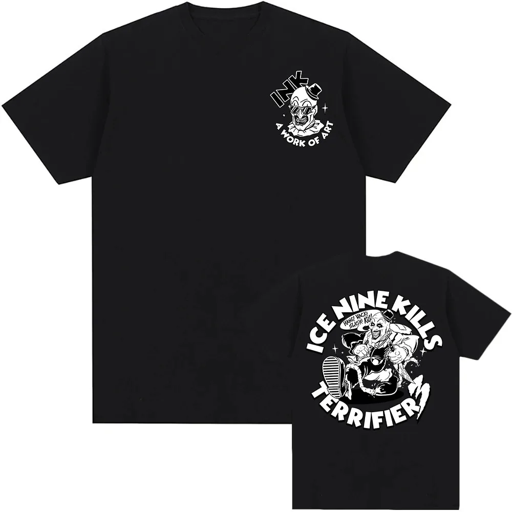 A Work of Art INK T-shirt Grunge Ice Nine Kills Tshirts ShortSleeve O-neck Cotton T Shirt for Male Unisex Streetwear Graphic Tee