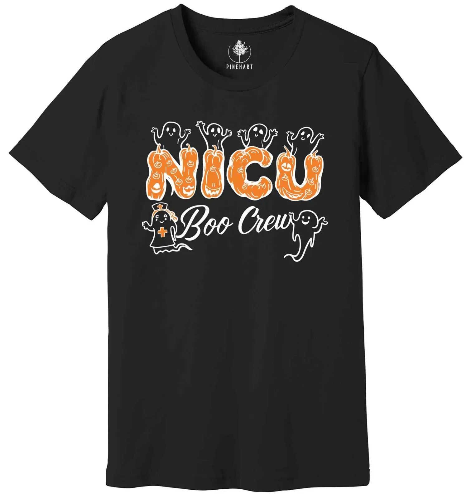 NICU Boo Crew T-Shirt, Halloween NICU Nurse Shirt