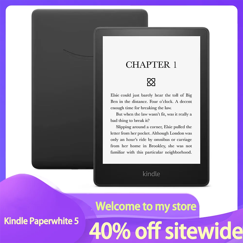 riginal Kindle Paperwhite 5 (8/16/32GB) E-book Reader Ink Screen Portable Reader Waterproof and Splashproof E-paper Book