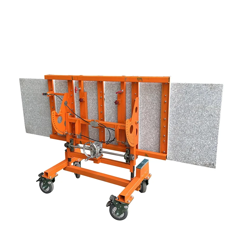 Manual Slab Transport Rack Glass Moving Trolley For Stone Marble Granite Quartz Countertop