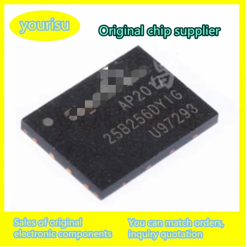 2Pcs/Lot GD25B256DYIG GD25B256DYI 25B256DYIG 256Mbit WSON-8 6*8 32M FLASH Chip