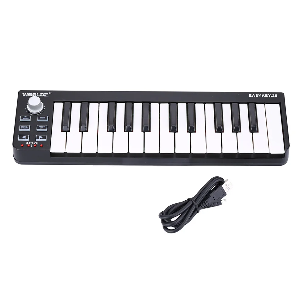

Professional High Quality Portable Controllers Arrangement Musical Keyboards Electronic Keyboards 25-Key USB MIDI Controller