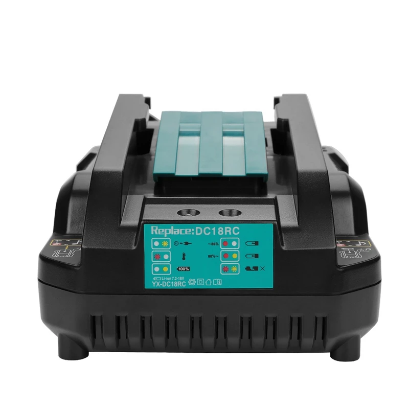 AT14 DC18RC 14.4V 18V Li-Ion Battery Charger 4A Charging Current For Makita Bl1830 Bl1430 Dc18rc Power Tool Battery