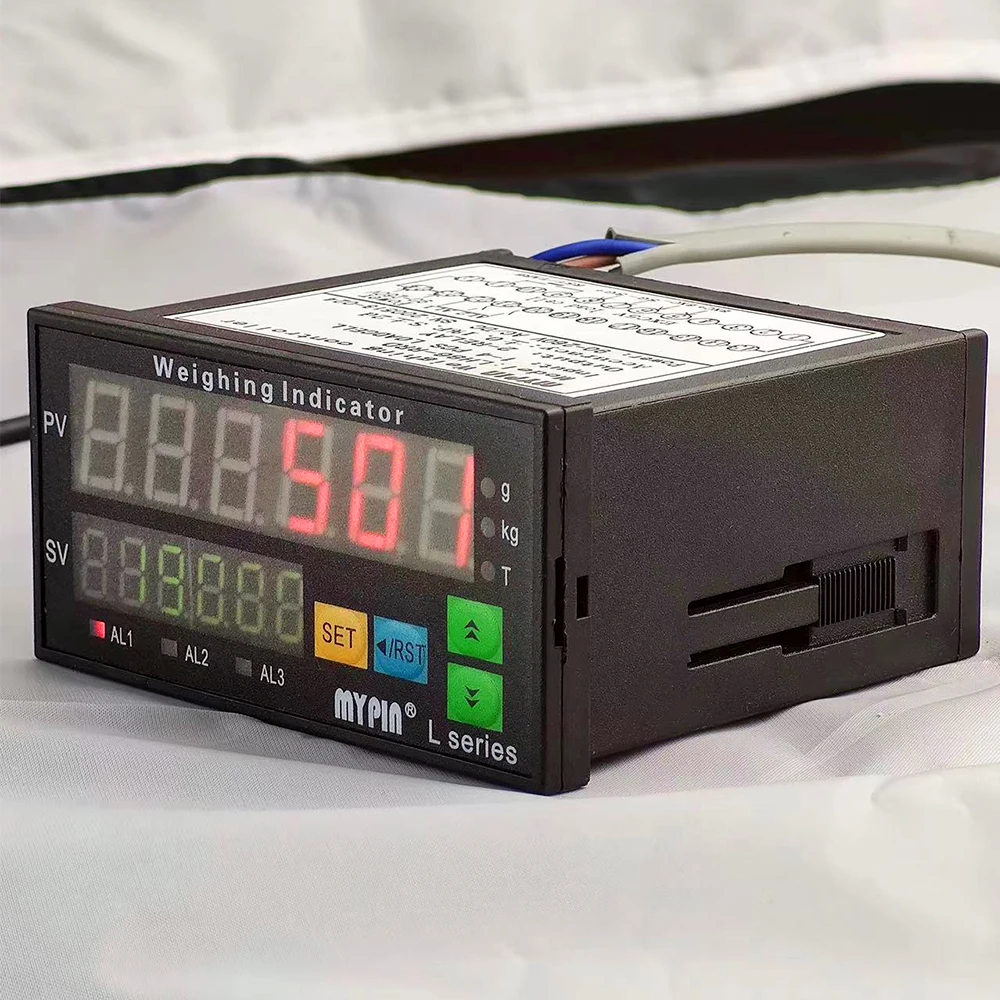 Imagem -04 - Mypin-controlador de Pesagem Digital 6-led Alta Precisão Escala de Peso Display Eletrônico Medidor Lh86-irrd 90260v ac dc