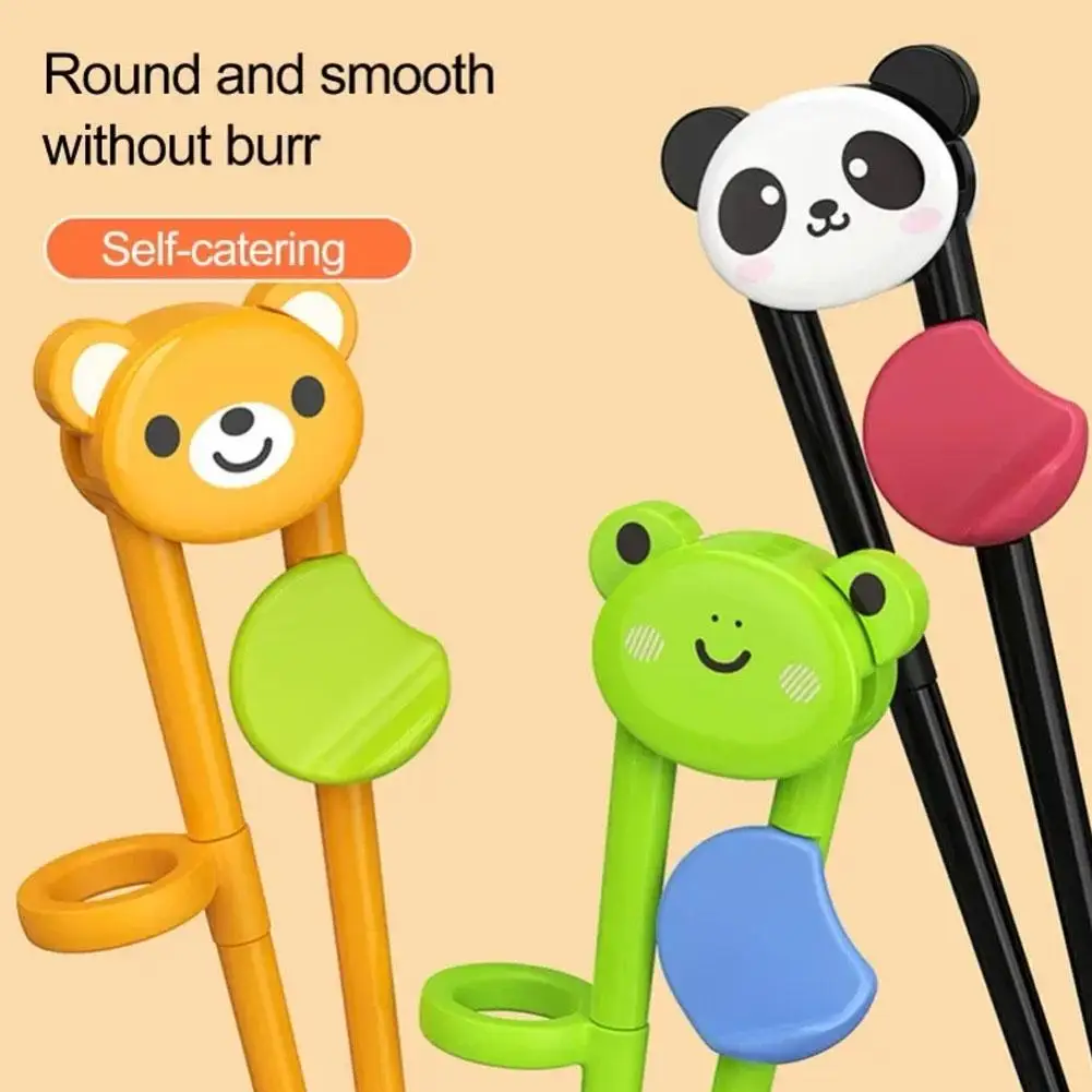 Cartoon Animal Chopsticks For Children Beginners Panda Elementary Learning Chopstick Baby Kids Training Tableware Food Stic N0H5