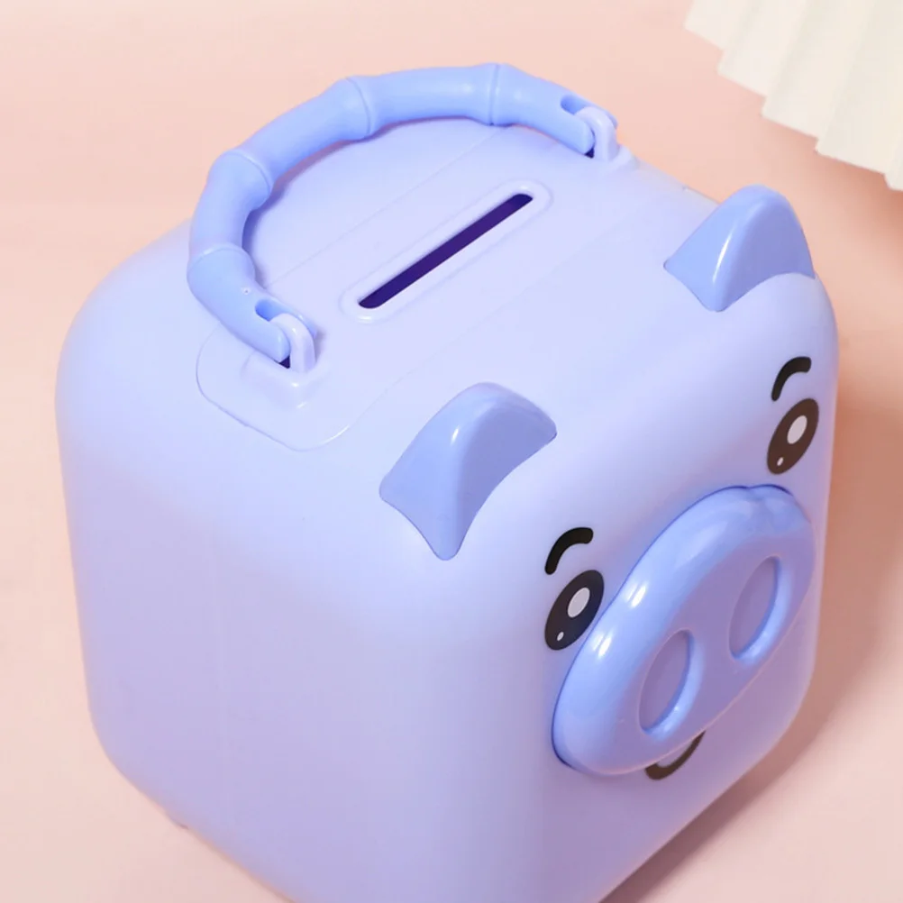 حصالة على شكل خنزير رائعة، مادة متينة، بنك توفير مزخرف، إكسسوارات منزلية، تصميم بسيط وأنيق، هدية للأطفال #4