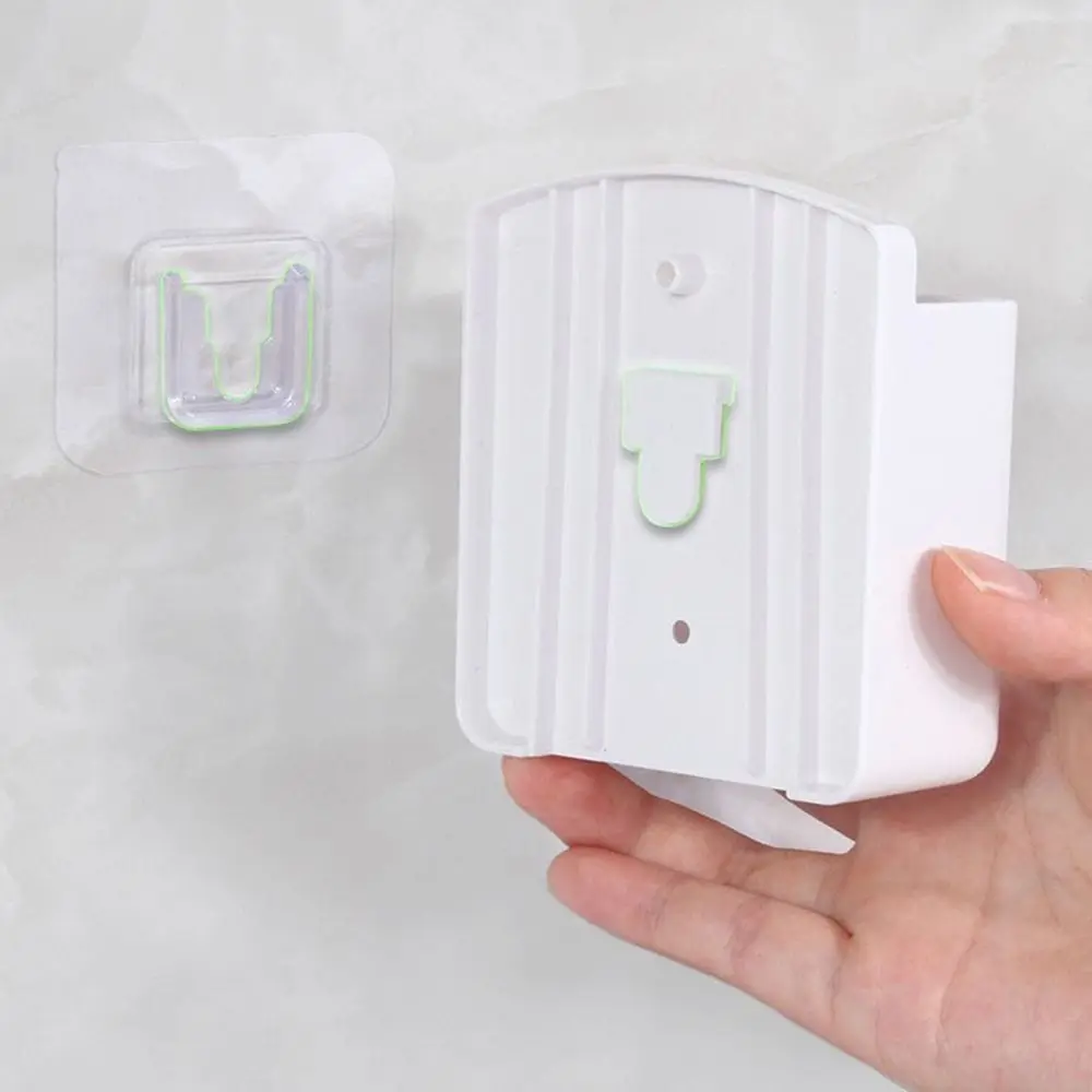 Plastic Airconditioner Afstandsbediening Houder Wit Zelfklevende Afstandsbediening Houder Ruimtebesparend Waterdicht