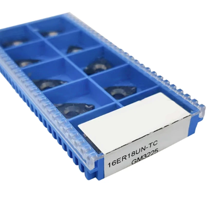 16ER8UN-TC/16ER12UN-TC/16ER14UN-TC/16ER16UN-TC/16ER18UN-TC/16ER20UN-TC/16ER24UN-TC GM3225 CNC carbide Threaded inserts 10pcs/box