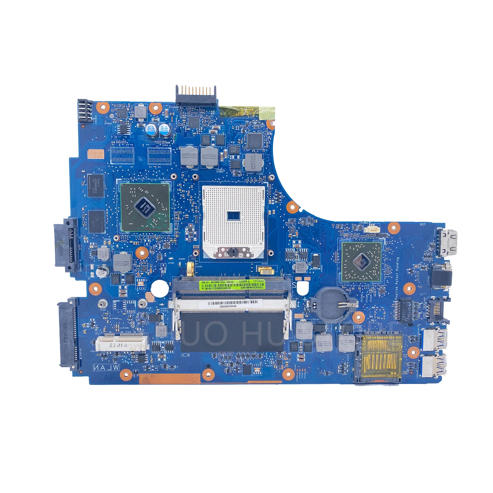 KEFU K55DE Notebook Mainboard For ASUS A55DR K55DR K55D K55N REV:2.0 Laptop Motherboard Tested 100% Full Function Work