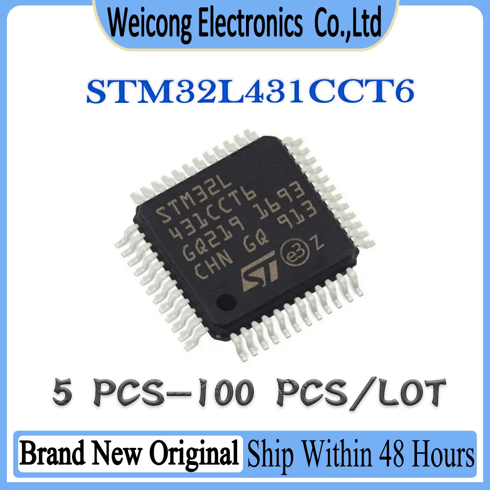 STM32L431 STM32L431CCT6 STM32L431CCT STM32L431CC STM32L431C STM32L STM32 STM New Original IC MCU Chip LQFP-48