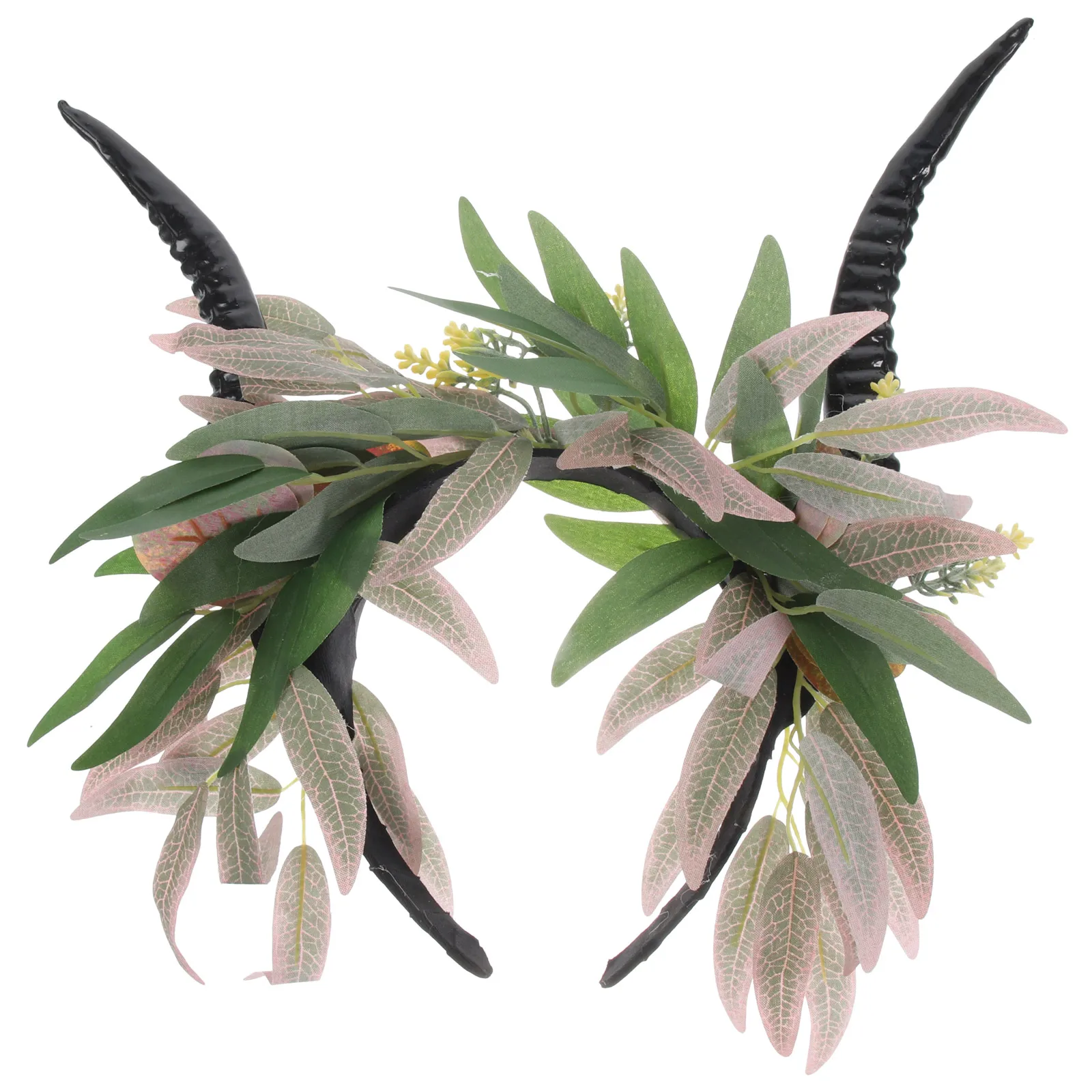 

Halloween Antelope Black Plastic Flexible Women Cosplay Party Gothic Hair Goth Horns Headb Headb s Accessories