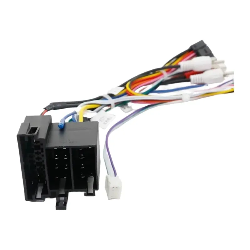 Car 16pin Wiring Harness Adapter Canbus Box Decoder Android Radio Power Cable For Fiat Bravo RP5-FT-002