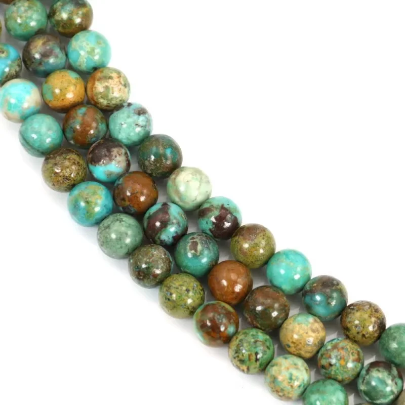 

Turquoise Beads Strand Round 6mm For Making Jewelry Bracelet Craft DIY Necklace Earrings