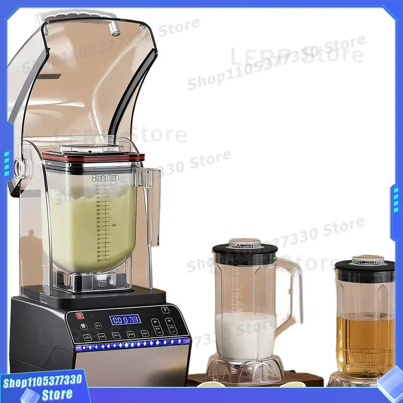 Commercial Smoothie Blender Food Grade Juice Extractor for Milk Tea Shop Fully Automatic Variable Speed 3 to 5 Levels Fully