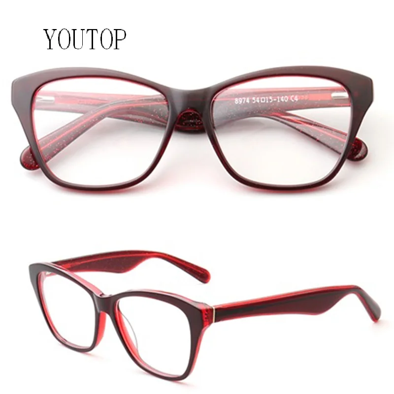 

Модные ацетатные очки в оправе, мужские квадратные оптические очки для близорукости, новые женские разноцветные очки по рецепту, повседневные очки