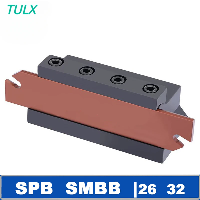 

TULX SPB226 SPB326 SPB332 SPB432 SMBB1626 SMBB2026 SMBB2532 Grooving Cut-Off Cutter Holder SP300 200 NC3030 Lathe Turning Tool