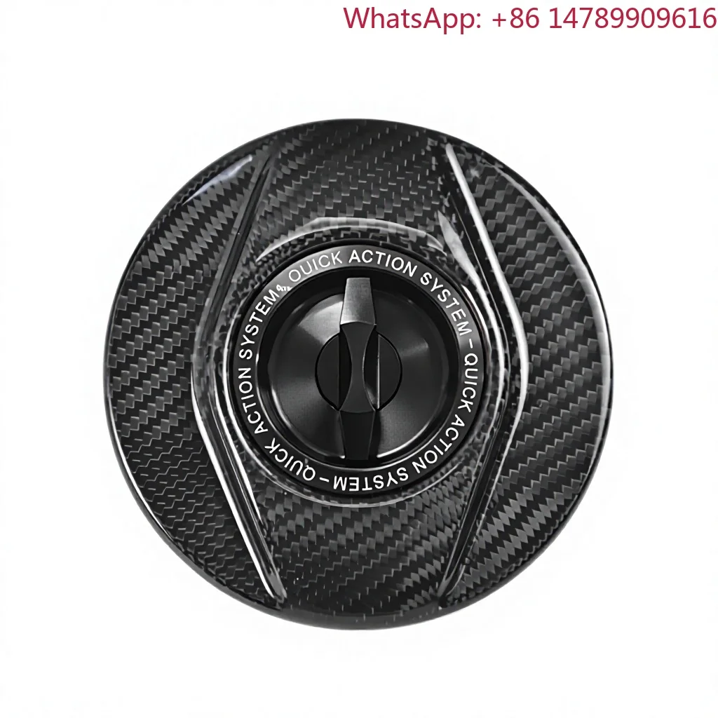 DTRAD For For 765 RS Daytona 660 Trident 660 Carbon Keyless Quick Turn Fuel Tank Cap Motorcycle AirboxMotorcycle Parts