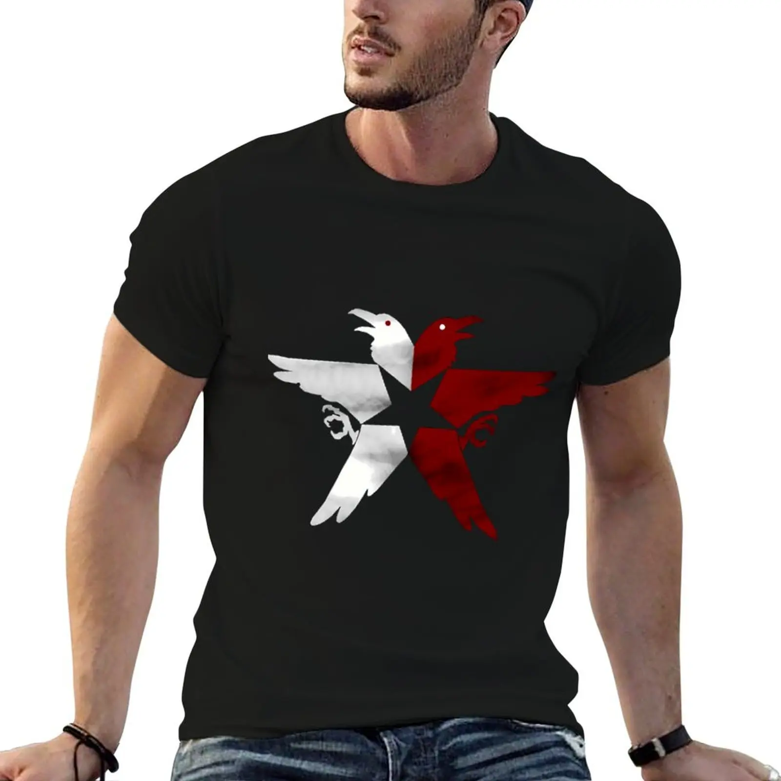 Camiseta InFamous Second Son Eagles v2, camiseta para hombre, camiseta lisa para hombre, camisetas de diseñador para hombre, camiseta de algodón