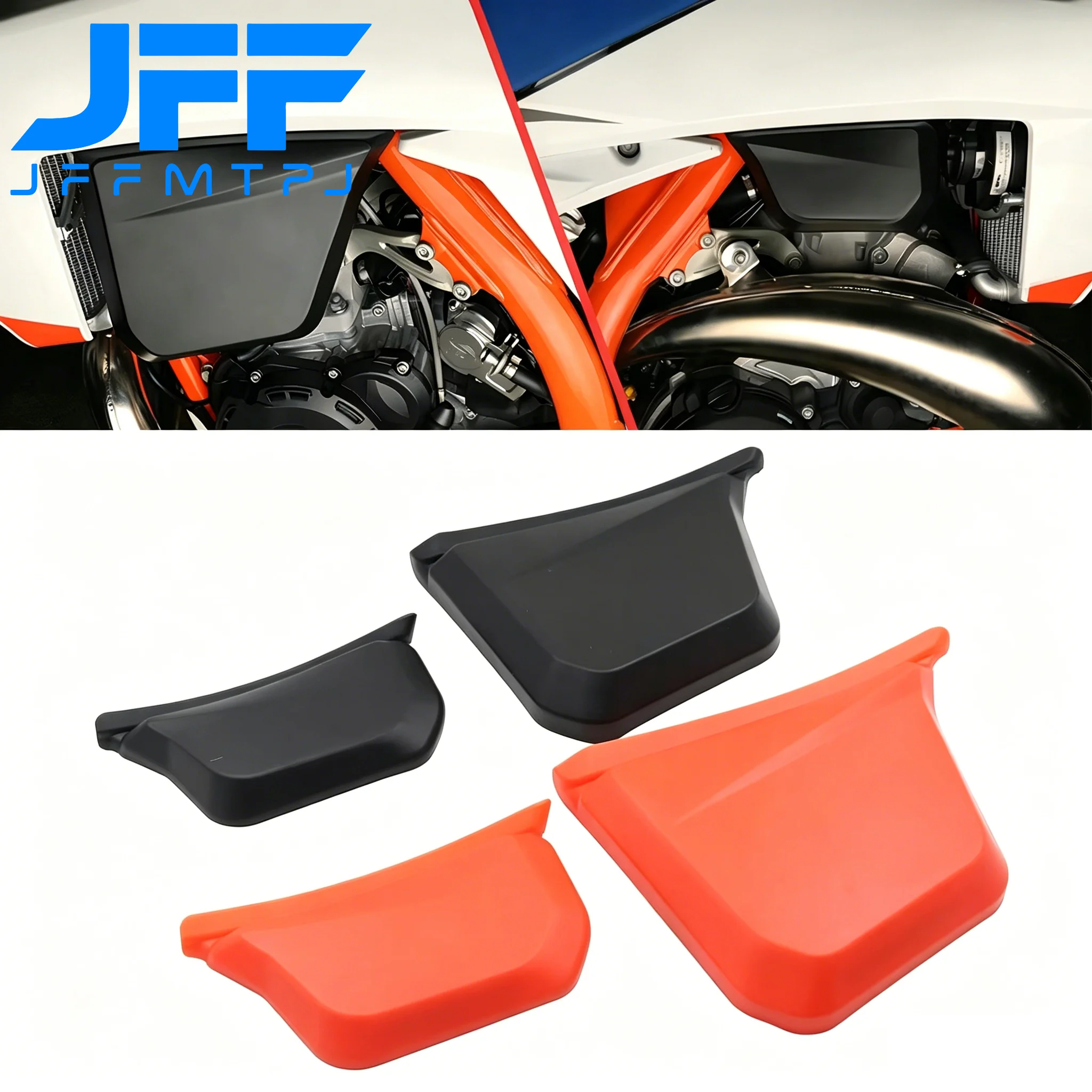 Pair Left Right Fuel Tank Cover Guard Protector For KTM 2024 EXC 150 EXC 250 EXC 300 2024 XC 125 2023 XC 250 XC 300 2023-2024